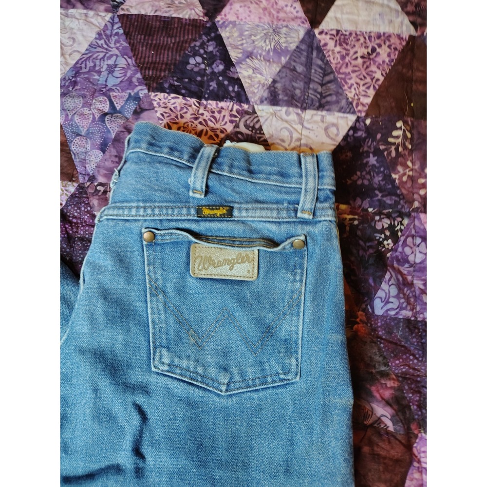 Vintage Y2K Wrangler Jeans Mens‎ 34x33 Blue Premium Cowboy Cut 13MWZ - Picture 2 of 10